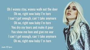 Ava Max Torn Lyrics Youtube