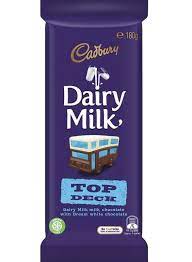 This is a fantastic base for your next break away, top deck views welcomes you for a refreshing getaway! Cadbury Dairy Milk Top Deck Block 180g At Mighty Ape Nz
