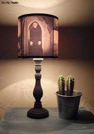 Spookyshades Etsy Nosferatu Lampshade Lamp Shade Lighting Halloween Decor Goth Decor Classic Horror Movie Horror Decor Goth Home Decor Gothic Home Decor