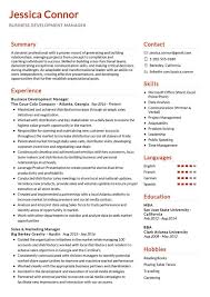 Business Development Manager Example In 2020 Business Development Business Analyst Resume Job Resume Samples