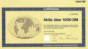 Die deutsche lufthansa ist die größte deutsche fluggesellschaft. Borsenjubilaum Lufthansa Aktie Wird Funfzig
