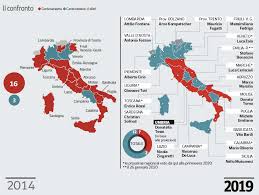 Mappa regione marche (italia) e carta stradale aggiornata. Voto In Umbria Da Rosse Ad Azzurre La Mappa Delle Regioni Corriere It