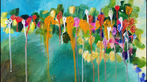 Here you will be getting some abstract painting ideas and not only that, we will also give you all some tips that will help you to apply let's ditch all these questions as it has now meaning at the beginning. Abstract Drip Floral Beginner Acrylic Painting Tutorial The Art Sherpa