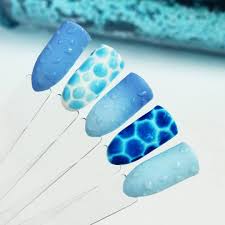 Neonail Aquarelle Nailart Nails Paznokciehybrydowe Blekitne