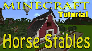 Horse stables minecraft horse minecraft stables. Minecraft Easy Barn Tutorial Horse Stables Design 2 Youtube