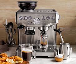 That's why we've built a grinder into the barista express espresso machine. Breville Coffee Machine Filter Size Home Drip Coffee Maker
