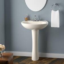 An idea for a small pedestal sink would be a flat pedestal sink. Solon 200 Vitreous China Pedestal Sink Pedestal Sink Modern Pedestal Sink Sink