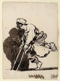 Mendigo con muletas]