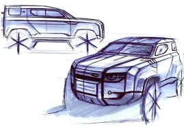 Affordable and search from millions of royalty free images, photos and vectors. New Land Rover Defender Design Sketches And Process Car Body Design