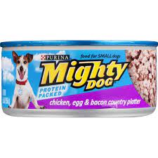 Purina Mighty Dog Chicken Egg Bacon Country Platter Dog Food You Can Continue To The Product At The Image Link This Dog Food Recipes Dry Dog Food Purina