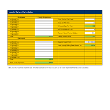 Hourly Rates Calculator Use The Hourly Rates Calculator Spreadsheet To Help Calculate How Much You Sho Spreadsheet Template Spreadsheet Financial Information