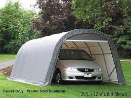 Shelterlogic Replacement Cover 12x20x8 Round Style 2a1113 211113 71342 71332