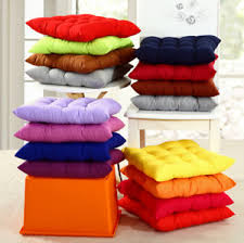 Chair seat cushion pads ties kitchen dining room overstuffed microfiber 4 pack. Dining Room Chair Cushions For Sale Ebay