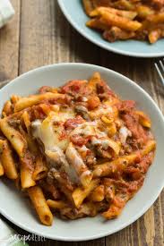 This Slow Cooker Baked Ziti Is Actually Made Completely In The Crockpot Even The Pasta I Slow Cooker Baked Ziti Slow Cooker Recipes Beef Slow Cooker Baking
