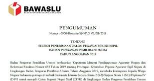 We did not find results for: Pengumuman Penerimaan Cpns Bawaslu Tahun Anggaran 2019 319 Formasi