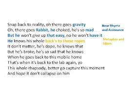 Look, if you had one shot, one opportunity. Lose Yourself Eminems Use Of Literary Devices Lyrics