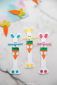 This summer, we bring to you 9 easy craft ideas, from bookmarks to coasters to ice cream stick craft pen stands and related stationery plus personal utility items. Popsicle Stick Easter Bunny Craft The Best Ideas For Kids