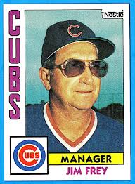 Jim Frey 1984 Nestle #51 Chicago Cubs (nrmt) B