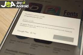 Maybe you would like to learn more about one of these? Redeeming Google Play Store Gift Card Gift Code Or Promotional Code Joyofandroid Com
