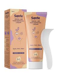 This luxury cream contains the multiple benefits of natural ingredients like baby oil, vitamin e, cocoa butter. Buy Sanfe Bikini Line Hair Removal Cream For Women Natural Painless Removal For Sensitive Skin With Lavender Aloe Vera Shea Butter 100 G Online At Low Prices In India Amazon In