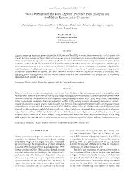 In malaysia, the cabinet of malaysia has approved the halal master plan, addressing issues of certification, sectored development, halal integrity this is relevance to the halal food industry in malaysia where ict plays major roles in the success of the business. Pdf Halal Development And Food Exports Evidence From Malaysia Andthe Middle Eastern Asian Countries Tajul Ariffin Masron Academia Edu