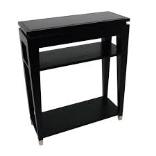 ₹ 100/ piece get latest price. Black Glass Top Console Table With 2 Shelves By Rv Astley In Console Tables