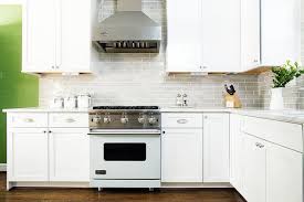 72 linear single bathroom vanity, white washed walnut. White And Gray Kitchen With Light Blue Viking Stove Transitional Kitchen