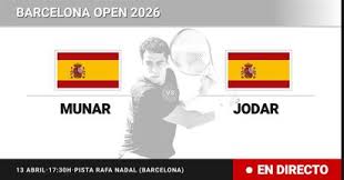 Jaume Munar - Rafael Jodar, en directo hoy: sigue el partido de Barcelona Open