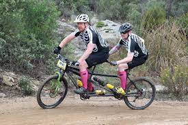 cucuma twin tandem seen in a offroad race we love it nice www cucuma com bicycle bike tandem bicycle