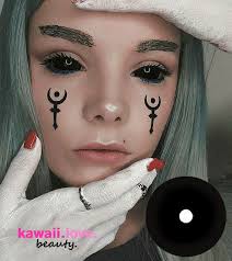 Image result for black sclera contacts