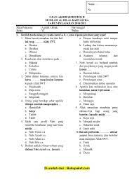 Maybe you would like to learn more about one of these? Soal Ukk Aqidah Akhlak Kelas 1 Sd Mi