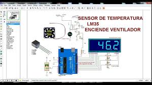 Existen ventiladores con 3 o más conexiones (cables), de las cuales una es utilizada como entrada pwm, en ellos, el circuito que hace uso de dicha señal de entrada y regula la velocidad se. Sensor Control De Temperatura Lm35 Enciende Ventilador A 45 Grados Temp Ventilador Sensor Proyectos Electronicos