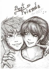Pin By Ellie Jorgensen On Drawings Drawings Of Friends Best Friend Drawings Friends Sketch