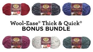Free shipping on eligible items. Wool Ease Thick Quick Bonus Bundle Yarn Lion Brand Yarn