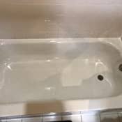 I applied it with a brush and it looked crappy, but when company was coming, we would sand and paint paint over the bare spots and hoped they wouldn't notice. Bathworks Diy Bathtub Tile Refinishing Kit W Non Slip Protection Black 22 Oz Tub Tile Wall Surround Sink Quick 24 Hour Dry Time High Gloss Resin Finish Amazon Com