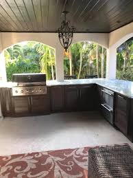 outdoor kitchen cabinets installation