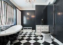 The judicious juxtaposition of the black hex tiles and white subway tiles make this bathroom a stylish space for your daily routine. 15 Black And White Bathroom Ideas Design Pictures Designing Idea