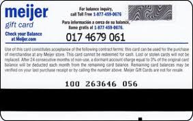 Within three hours, your cards will be ready to use! Gift Card Money Orange Meijer United States Of America Money Col Us Meij 173