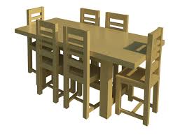 I built a parametric family in revit on yesterday's episode of bim after dark live. Table And Chairs Bim Object Free Bim File Downloads E G Revit Ifc Etc Bim Co