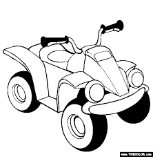 Children love to know how and why things wor. Atv Coloring Page Free Atv Online Coloring