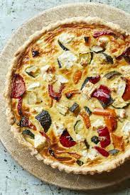 Roasted Summer Vegetable And Feta Quiche Recipe Recipe Vegetarian Quiche Recipes Quiche Recipes Easy Vegetable Quiche Recipes