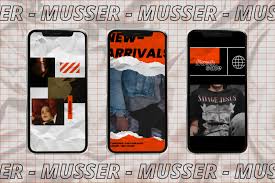 Download Musser Instagram Template In Social Media Templates On Yellow Images Creative Store PSD Mockup Templates