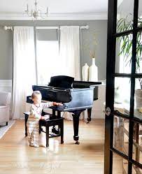 Baby Grand Pianos Centsational Style Grand Piano Living Room Piano Room Decor Grand Piano Room