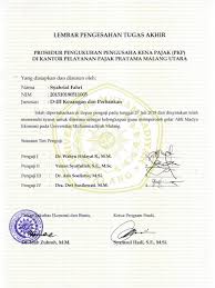 Wajib pajak orang surat pernyataan bermeterai dari wajib pajak yang menyatakan kegiatan usaha atau pekerjaan bebas. Prosedur Pengukuhan Pengusaha Kena Pajak Pkp Di Kantor Pelayanan Pajak Pratama Malang Utara Pdf Free Download