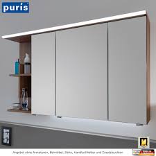 Bad spiegelschrank in der breite 90 bis 120 cm, vormontierte spiegelschränke in hoher güte. Puris Purefaction Led Spiegelschrank 120 Cm Regal Mit Kreuz Rechts Impulsbad