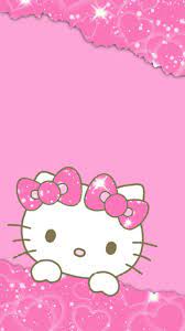 Hd wallpapers and background images. Wallpaper Hellokitty Sanrio Pink Kawaii Wallpaper Ponsel Desain Ponsel