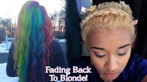 Turquoise yellow ash blonde ash brown auburn black blonde blue dark blonde dark brown dark burgundy gold golden brown gray green lavender light. How To Get Back To Blonde Hair After Dying It With Semi Or Demi Permanent Hair Dye Offbeatlook Youtube