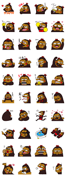 ウッフンゴリラ - LINEスタンプマニア【クリエイターズスタンプ】