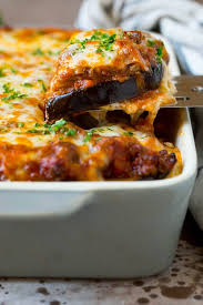 Low Carb Eggplant Lasagna With Layers Of Meat Sauce Roasted Eggplant And Three Types Of Cheese Eggplant Lasagna Casserole Cooking Lasagna
