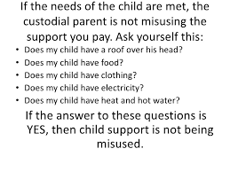 That equals missed time out of work due to scheduling around the child, gas money, before and aftercare. How Child Support Works